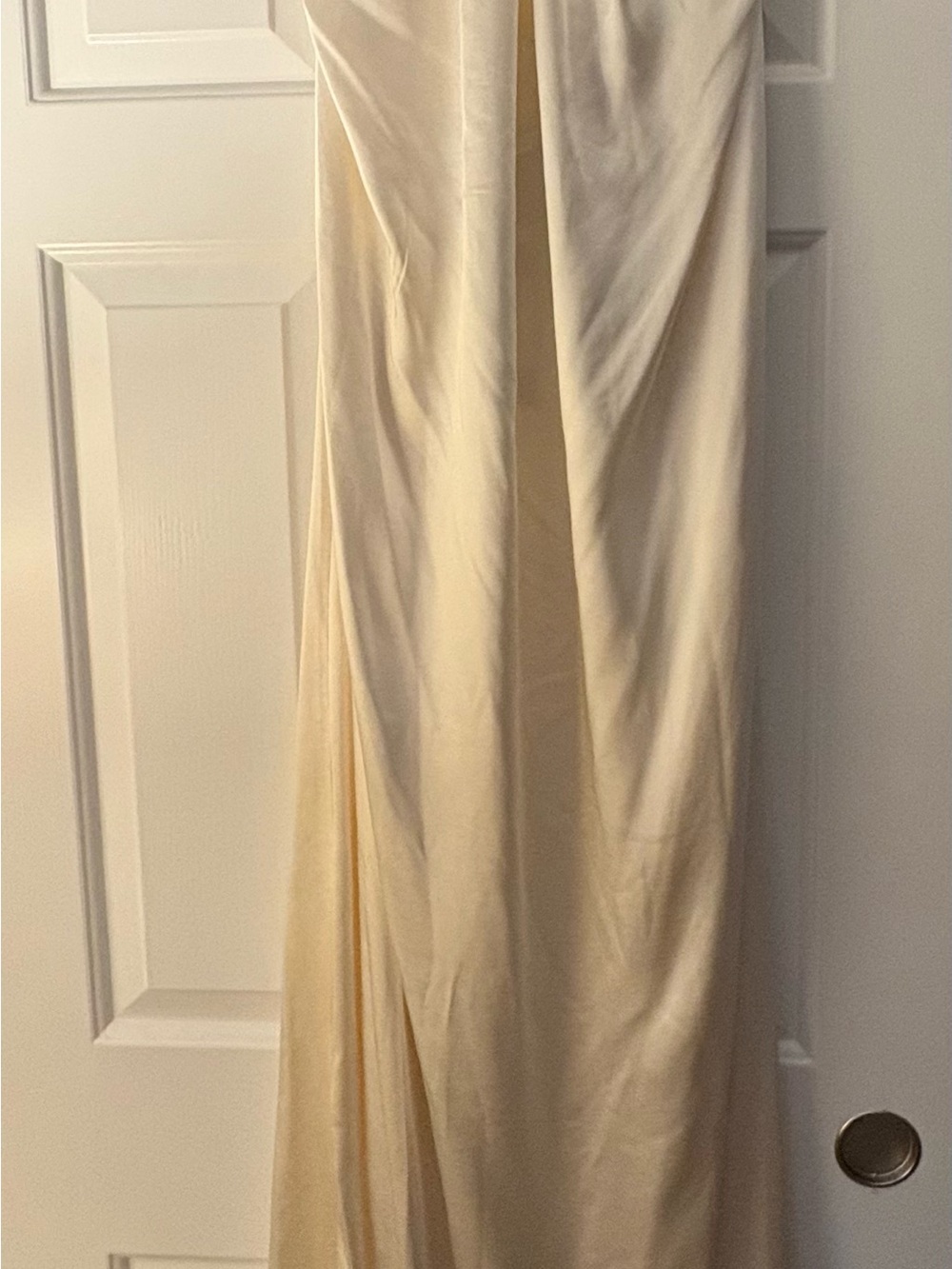 Club L London Cream Wedding Maxi Dress